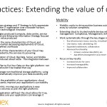 14. Best Practices in Cloud Implementation – driving business utility best practices