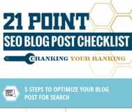 21 Point SEO Blog Checklist