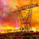 dreamstime_s_19039497 – electric grid with lightning