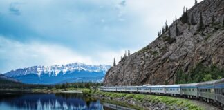 50 young Hack Club coders champion a sustainable future on Via Rail’s The Canadian Via Rail train in Rockies